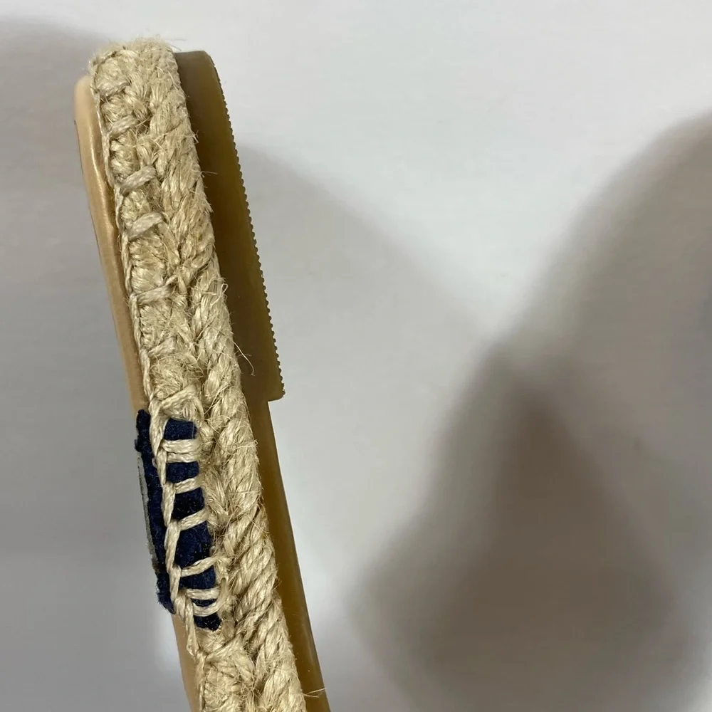 Crown & Ivy Women's Navy Espadrille Shoes size 7.5